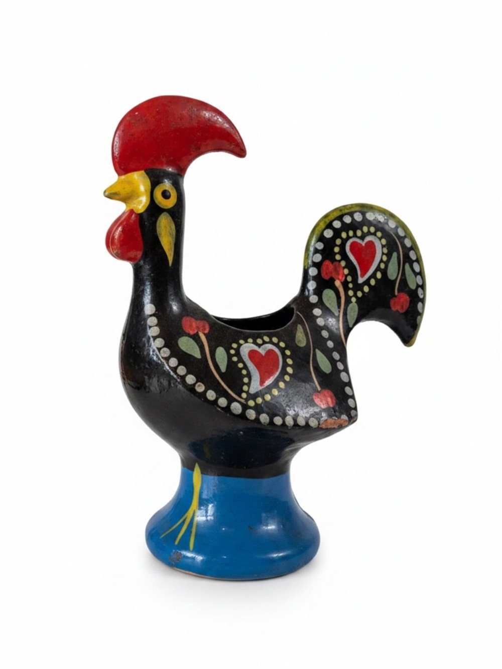 Vintage Portuguese Lucky Rooster Hand Painted
